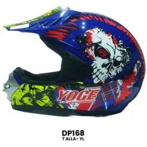 CASCO CROOS INFANTIL CALABERA AZUL