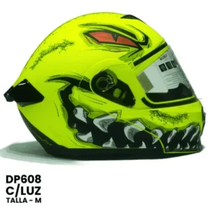 CASCO ABATIBLE YOGE CLUZ FORZA AMARILLO