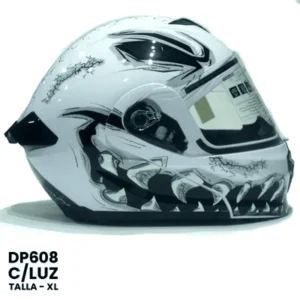CASCO ABATIBLE YOGE CLUZ FORZA BLANCO