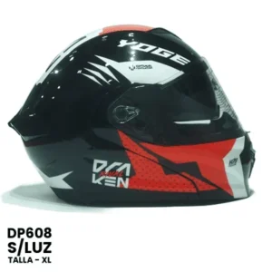 CASCO ABATIBLE YOGE SLUZ DRAKEN RIVAL NEGRO CROJO