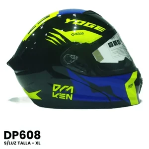 CASCO ABATIBLE YOGE SLUZ DRAKEN RIVAL NAVERDE