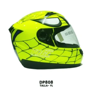 CASCO CERRADO YOGE INFANTIL SPIDER AMARILLO
