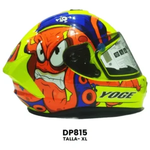 CASCO CERRADO YOGE GARLEN AMARILLO NARANJA