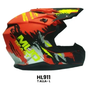 CASCO CROSS YOGE MUD BEAST ROJO