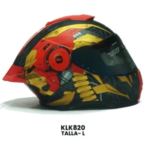 CASCO CERRADO YOGE IRONMAN ROJO B