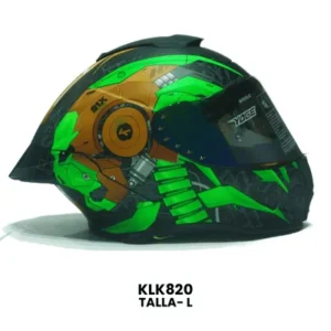 CASCO CERRADO YOGE IRONMAN VERDE B