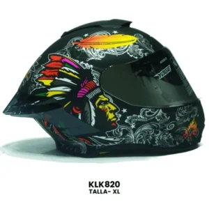 CASCO CERRADO YOGE INDIAN NEGRO