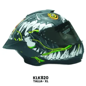 CASCO CERRADO YOGE TIGRE GRIS