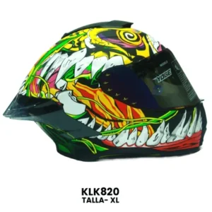 CASCO CERRADO YOGE TIGRE VERDE